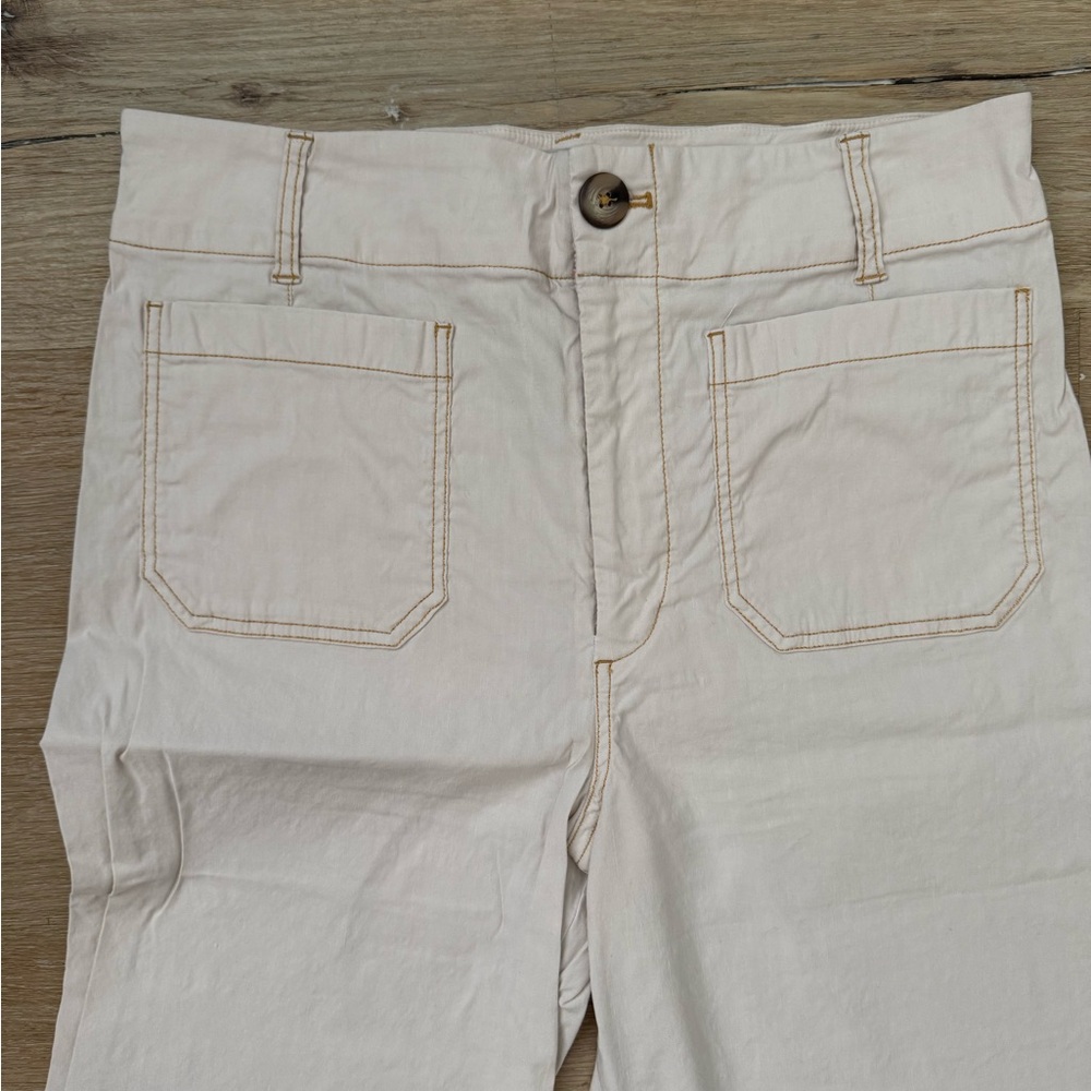 The Collette Crop Wide Leg Pants: Contrast Stitch Edition - Picture 6 of 9